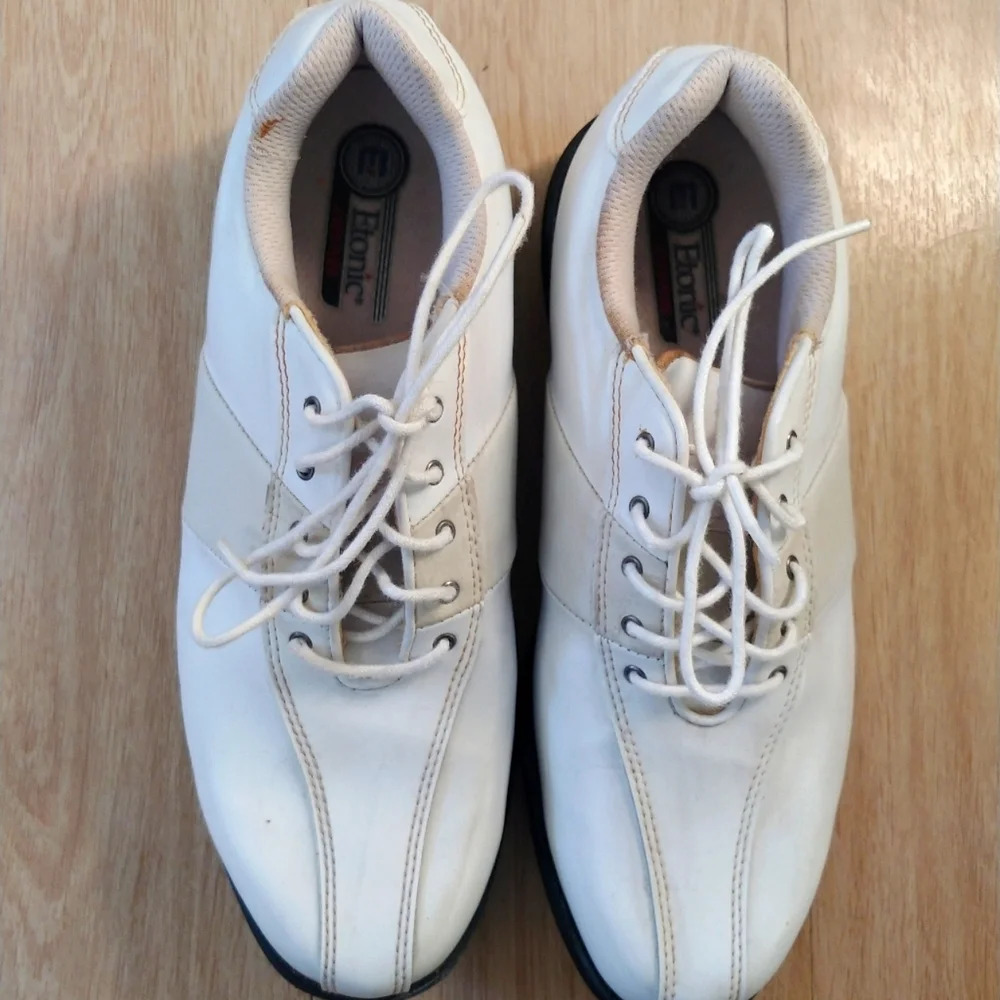 Etonic Golf Shoes Women’s Size 7.5 M 2 tone white/dove LP8100-4 DSG 4